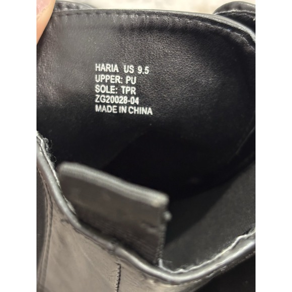 Rock & Candy Black Combat Boots Women's 9.5 Lace-Up Chunky Sole Grunge Goth - Picture 8 of 11